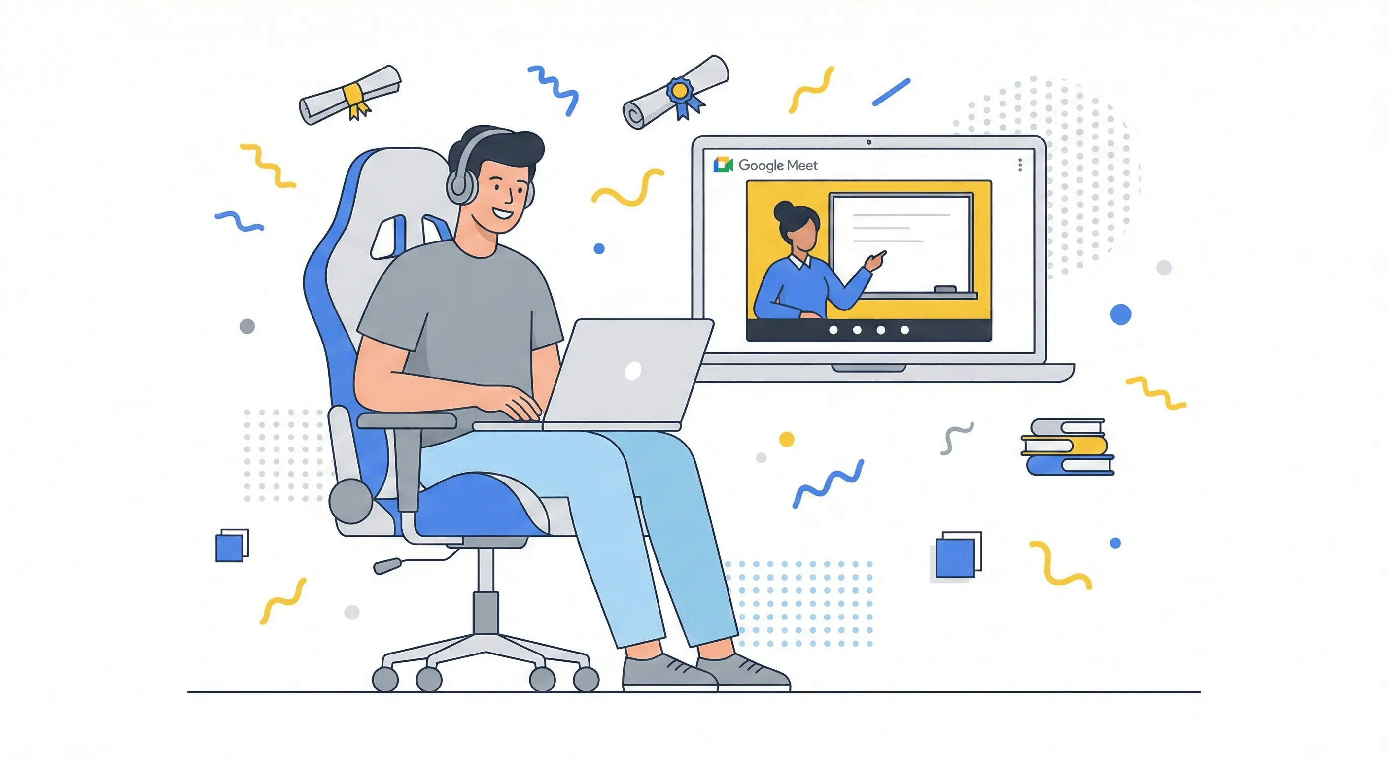 Student learning online with an expert IB and Cambridge tutor